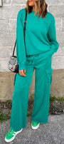 Pullover Top and Cargo Pants Set Florida Girl Fashion Boutique