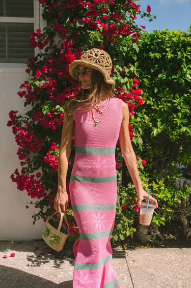 Beach Riot Brigid Dress Raspberry Bloom