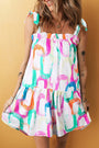 Abstract Painted Mini Dress Florida Girl Fashion Boutique