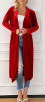 Red Velvet Duster Florida Girl Fashion Boutique