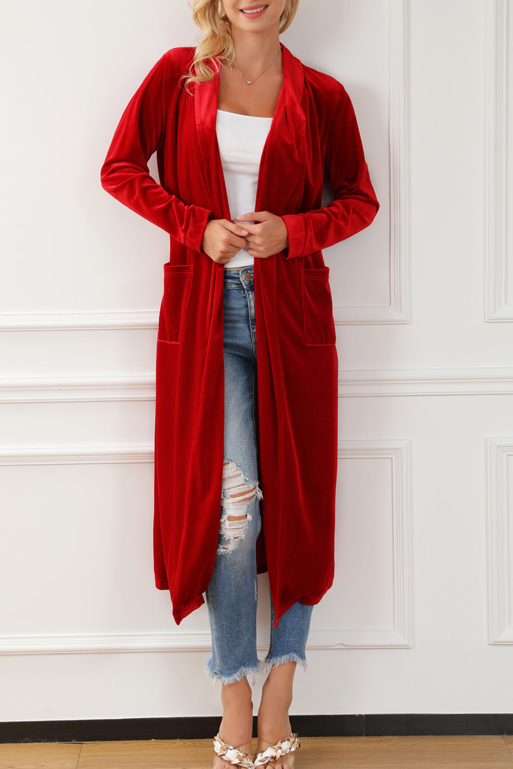 Red Velvet Duster Florida Girl Fashion Boutique