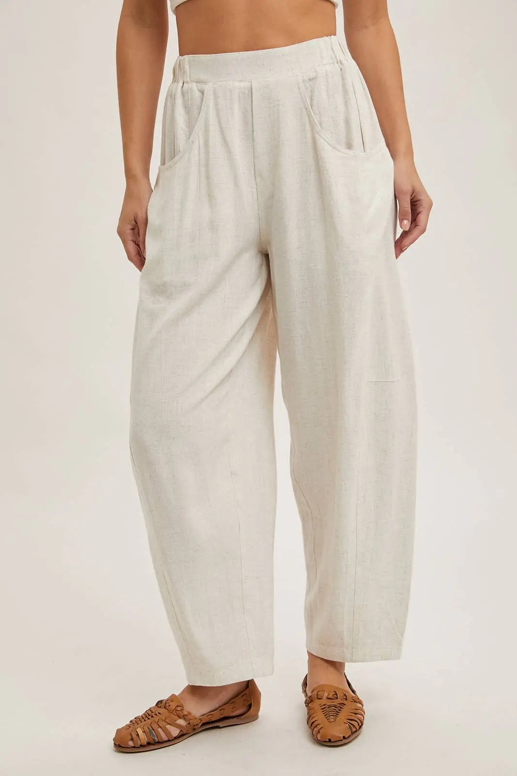 Relaxed Barrel Pants Bluivy