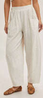 Relaxed Barrel Pants Bluivy