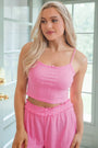 Cropped Cami Shorts and Cardigan 3pcs Lounge Set Florida Girl Fashion Boutique