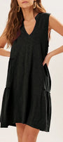 V Neck Tiered Ruffled Flowy Dress Florida Girl Fashion Boutique
