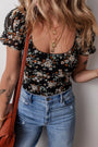Black Floral Bodysuit Florida Girl Fashion Boutique