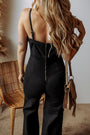 Denim Spaghetti Strap Jumpsuit Florida Girl Fashion Boutique