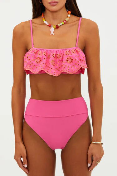 Beach Riot Highway Bottom Strawberry Eyelet