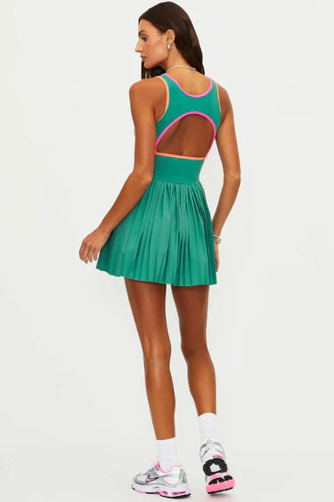 Beach Riot Antonia Dress Rally Green Colorblock