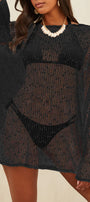 Pompom Mesh Beach Cover Up Florida Girl Fashion Boutique