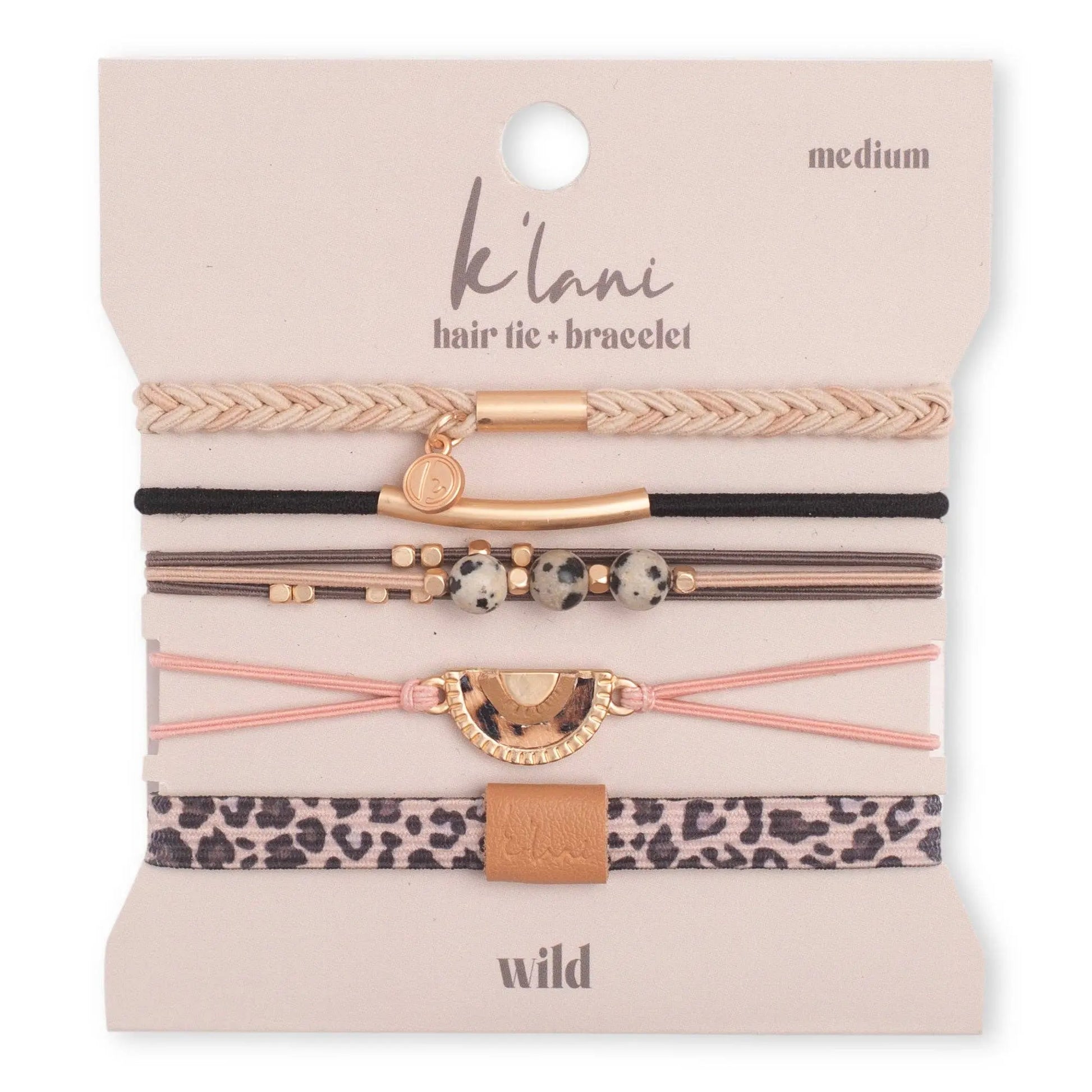 Wild K'Lani hair tie bracelets