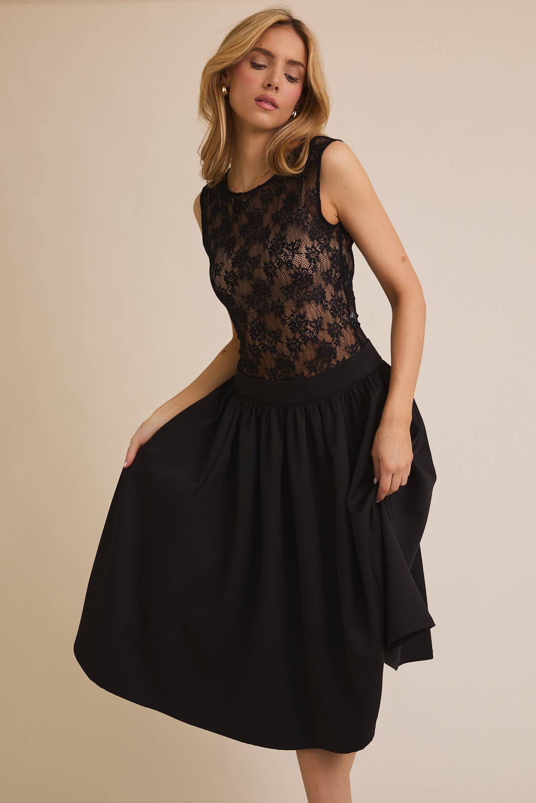 Sheer Romance Floral Lace Bodysuit