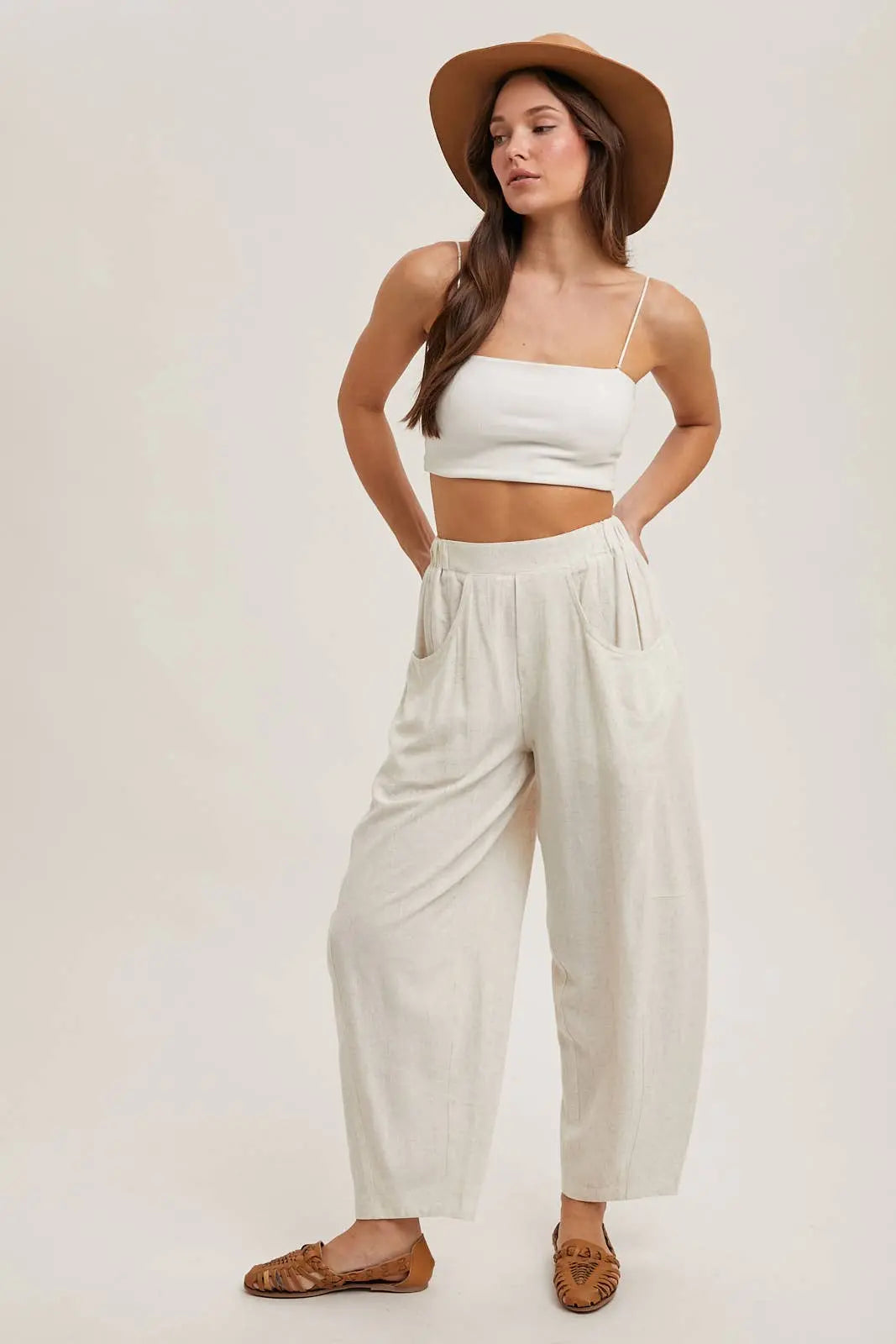 Relaxed Barrel Pants Bluivy