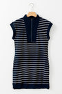 Quarter Zip Striped Dress Florida Girl Fashion Boutique
