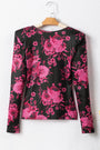 Rose Floral Print Top Florida Girl Fashion Boutique