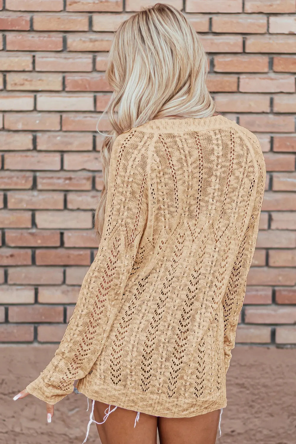 Open Knit Cardi Florida Girl Fashion Boutique