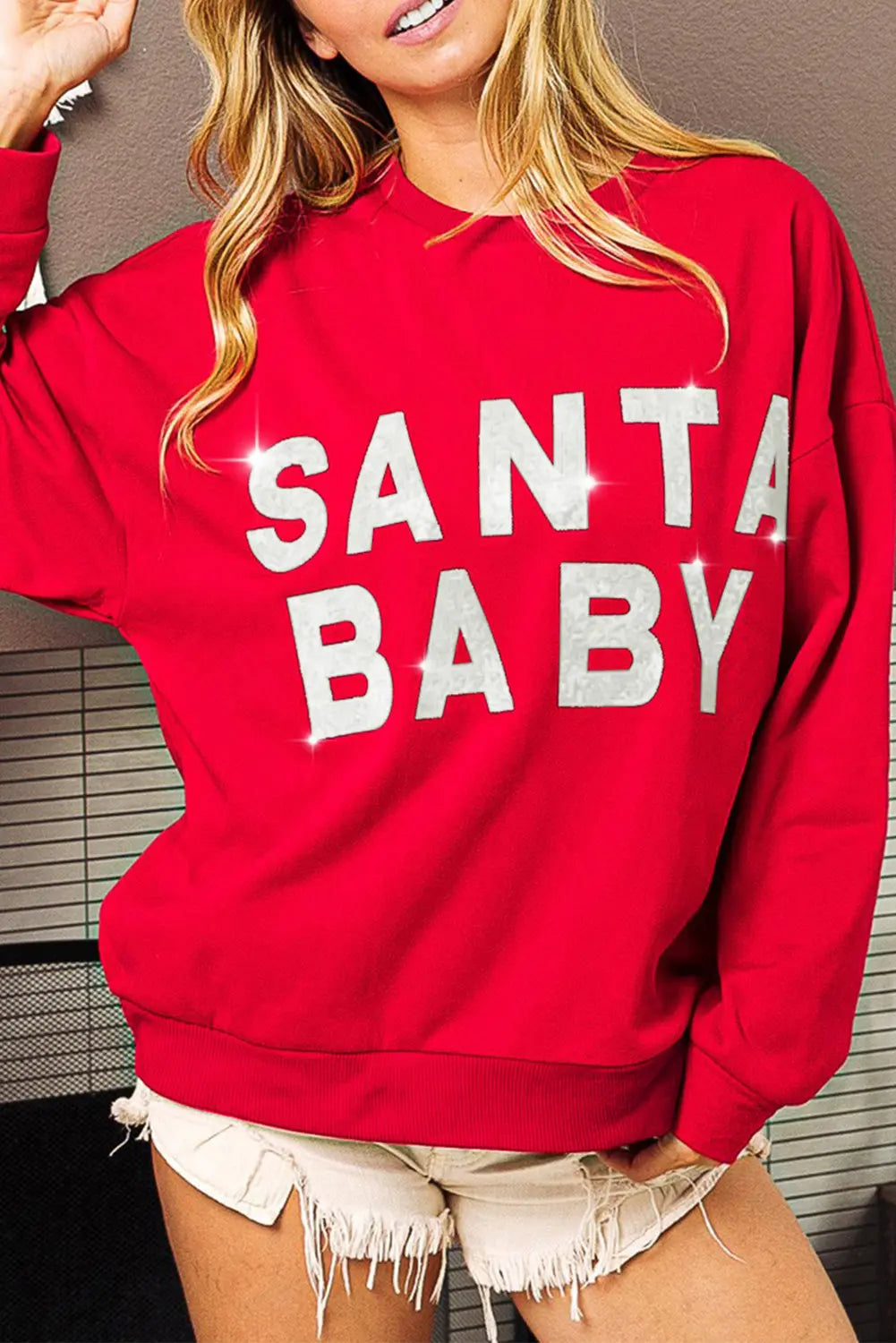 "Santa Baby" Graphic Sweatshirt Florida Girl Fashion Boutique