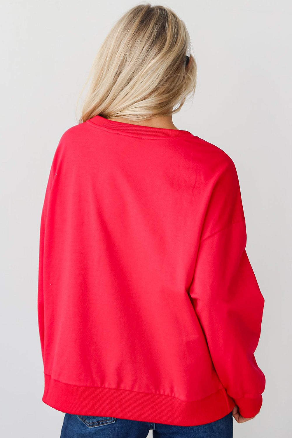 "Santa Baby" Tinsel Graphic Sweater Florida Girl Fashion Boutique