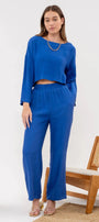 Cobalt Blue Two-Piece Set Florida Girl Fashion Boutique