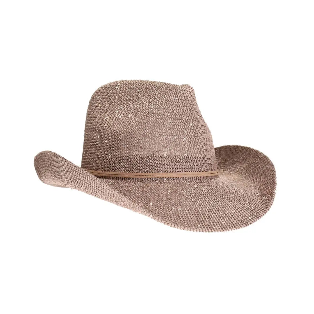Vegas Sequin Cowboy Hat CBC03 C.C Beanie