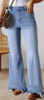 Ashleigh Acid Wash Flare Jean Florida Girl Fashion Boutique