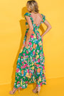 Sleeveless Floral Ruffle Maxi Florida Girl Fashion Boutique