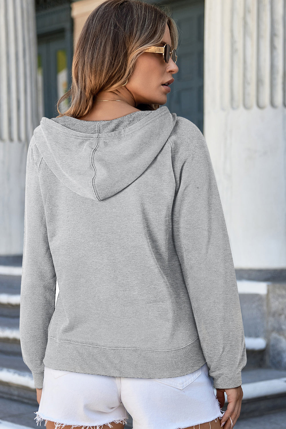 Fleece Lined Zip Up Hoodie Florida Girl Fashion Boutique