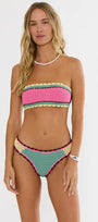 Beach Riot Maisy Bottom Raspberry Bloom Crochet