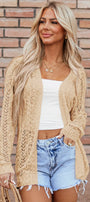 Open Knit Cardi Florida Girl Fashion Boutique