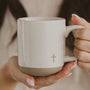 Cross Stoneware Coffee Mug Sweet Water Decor