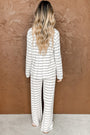 Striped Long Sleeve Lounge Set Florida Girl Fashion Boutique