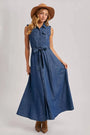 DENIM MAXI DRESS Bluivy