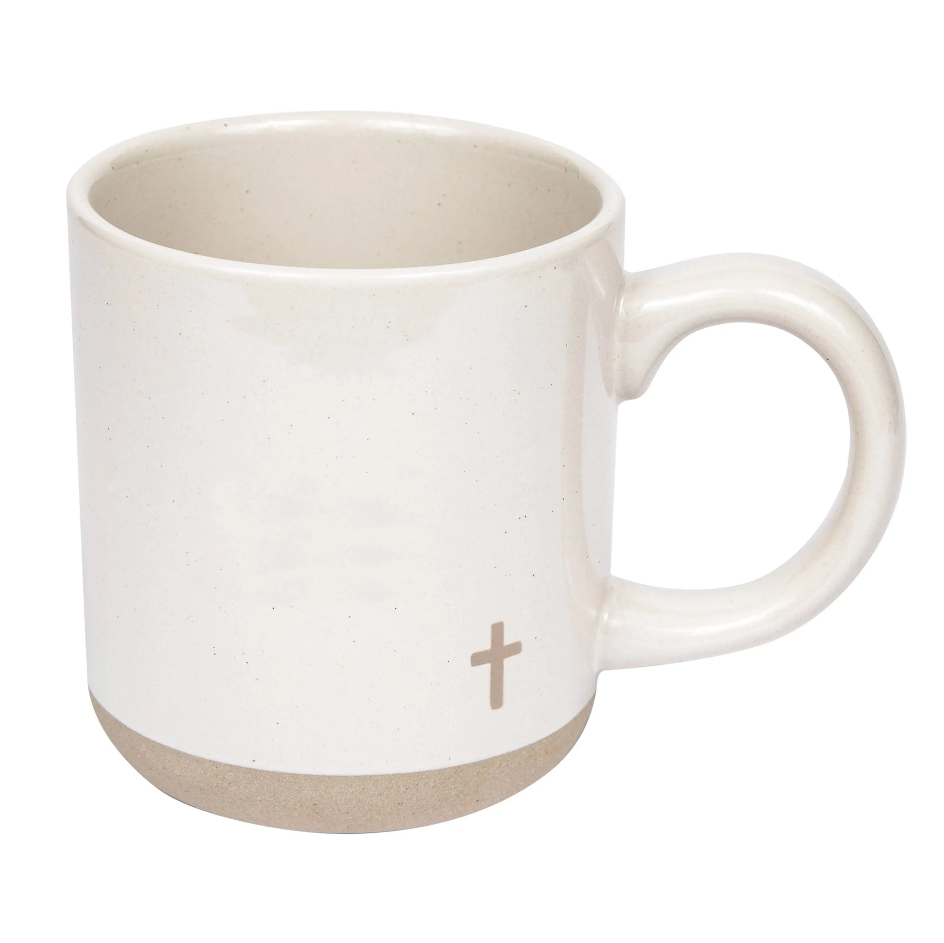 Cross Stoneware Coffee Mug Sweet Water Decor