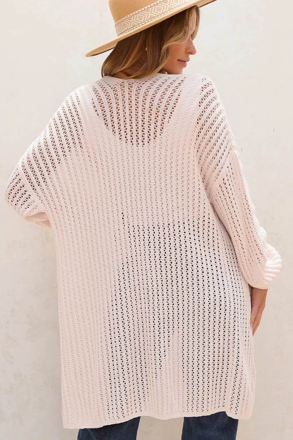 Crochet Dropshoulder Cardigan Florida Girl Fashion Boutique