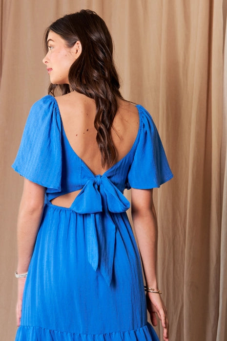 Blue Tiered Maxi Florida Girl Fashion Boutique