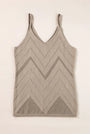 Chevron Knitted Sweater Tank Florida Girl Fashion Boutique