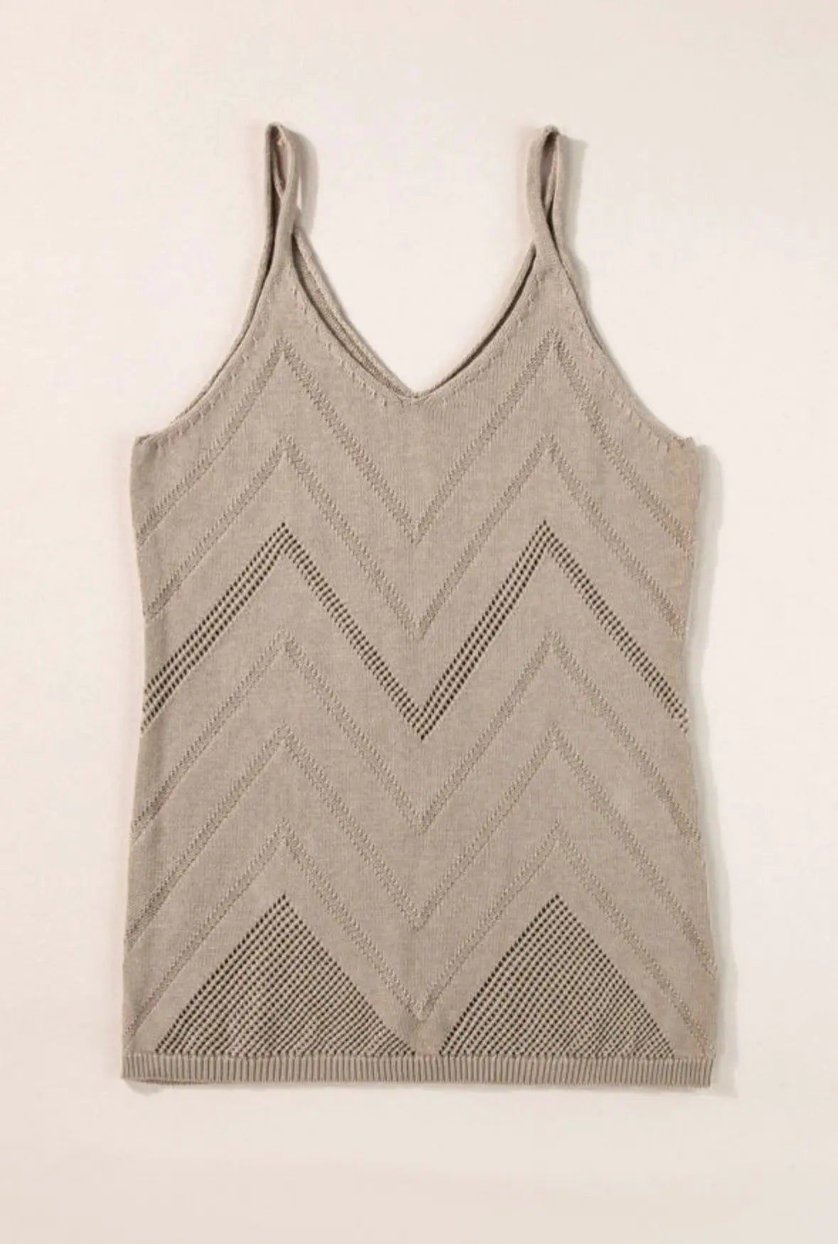 Chevron Knitted Sweater Tank Florida Girl Fashion Boutique