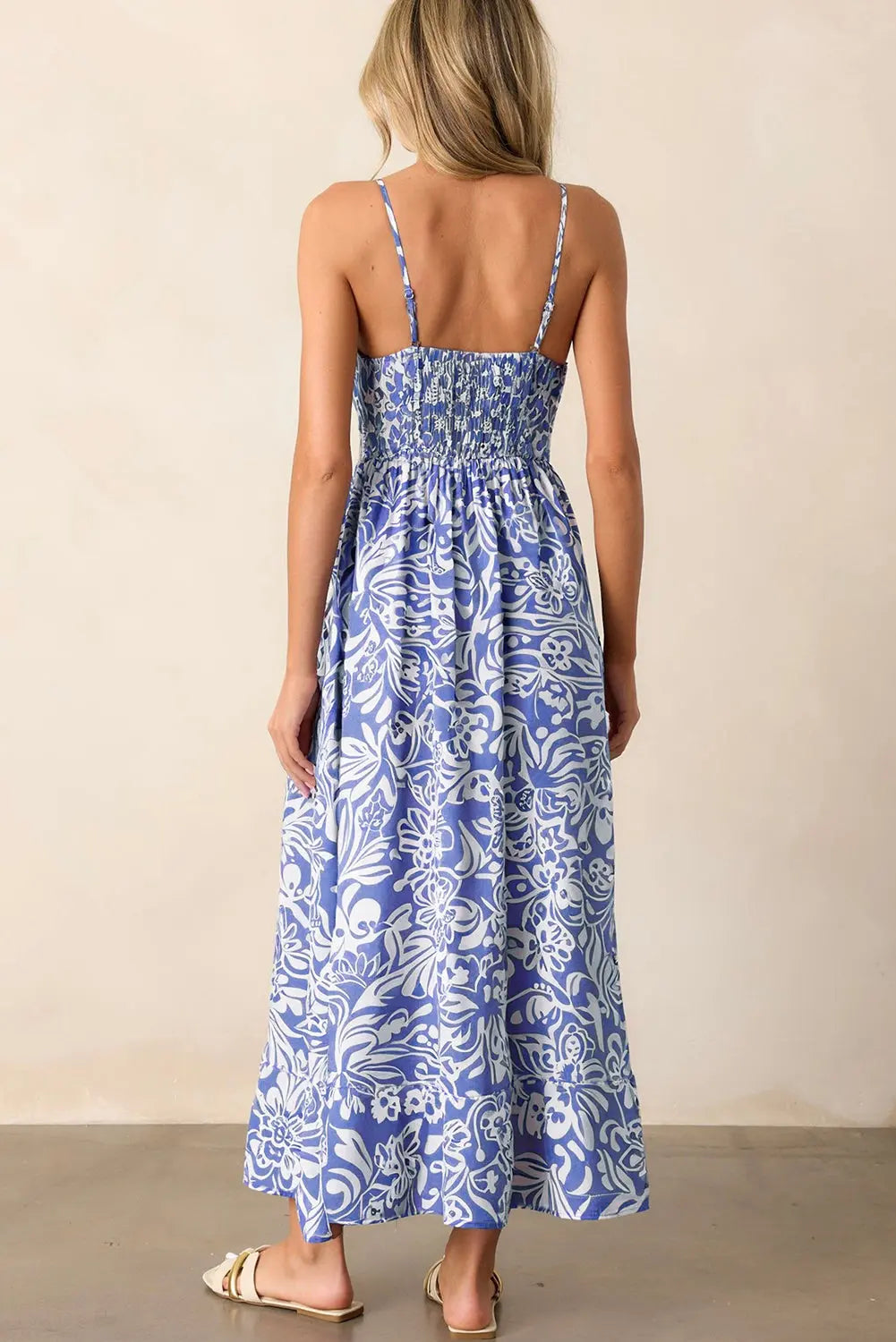 Sky Blue High Waist Maxi Florida Girl Fashion Boutique