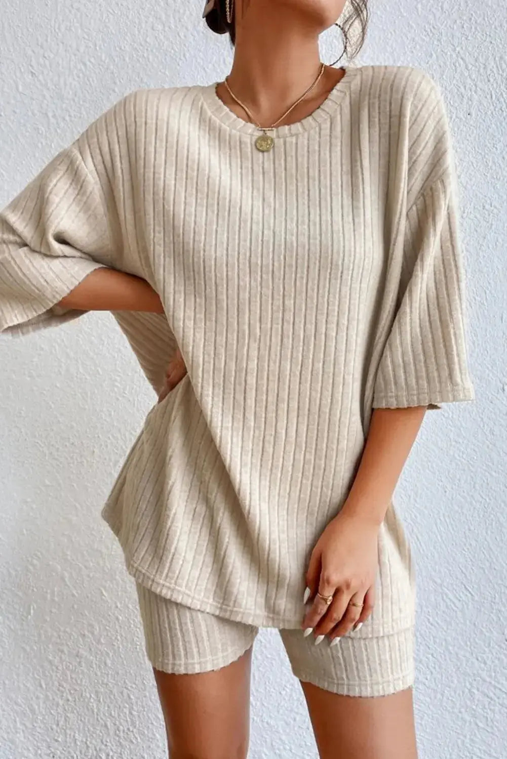 Ribbed Knit Lounge Set Florida Girl Fashion Boutique