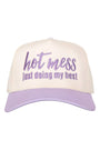 Hot Mess Just Doing My Best Mother's Day Two-Toned Vintage Hat Katydid
