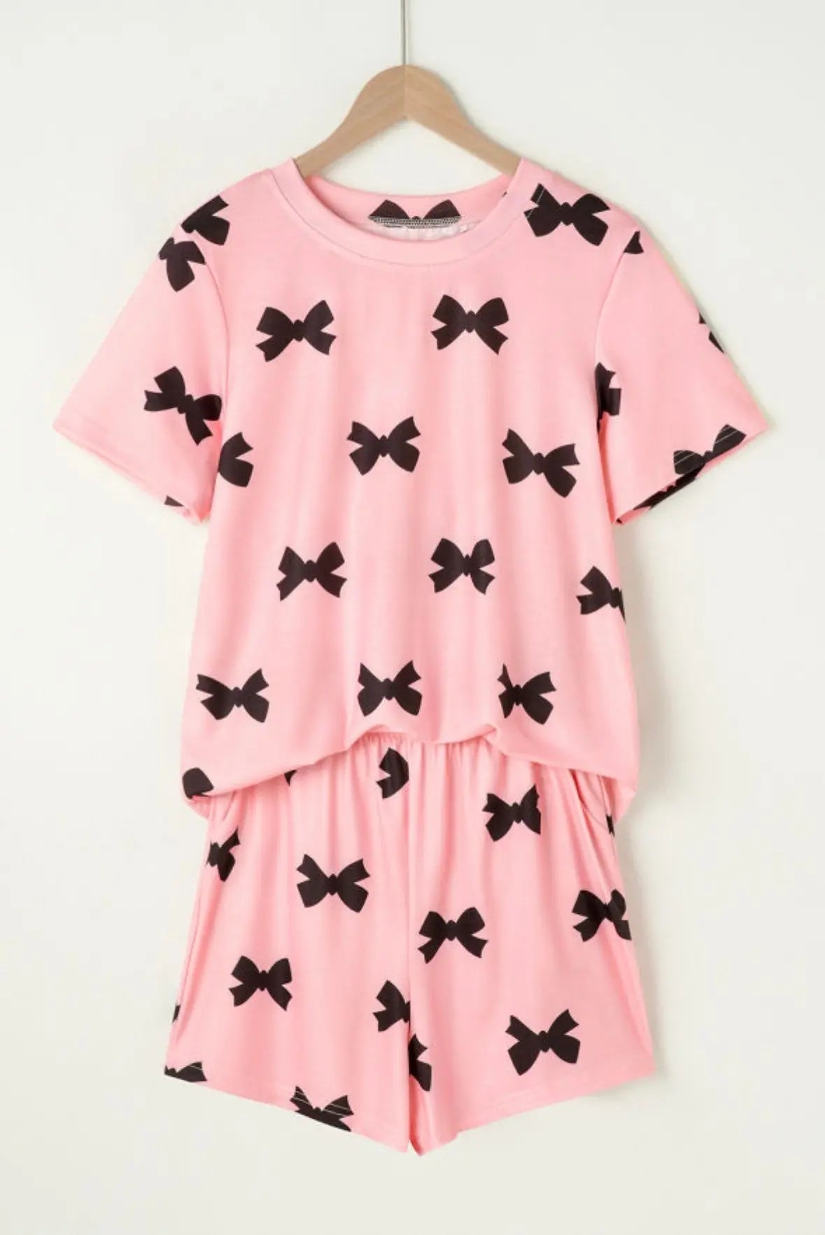 Bow Print Pajama Set Florida Girl Fashion Boutique