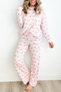 Pink Santa Pajama Set Florida Girl Fashion Boutique