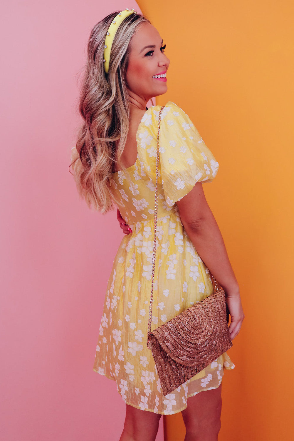 Boho Flower Mini Dress Florida Girl Fashion Boutique