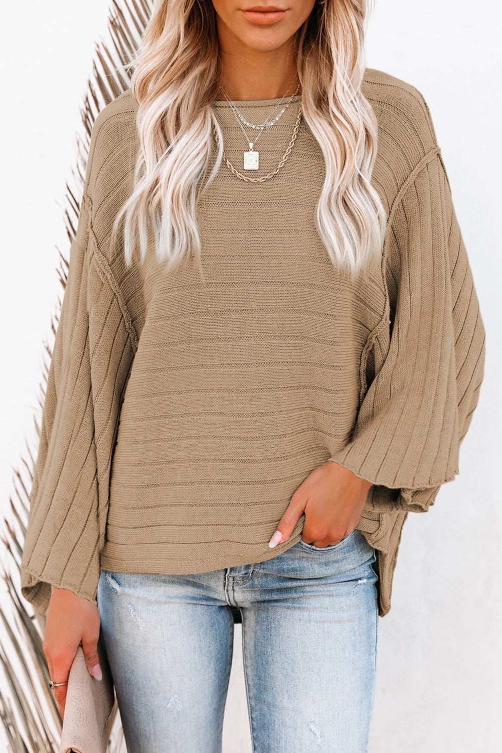 Exposed Seam Dolman Top Florida Girl Fashion Boutique