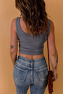Ribbed Cropped Tank Florida Girl Fashion Boutique