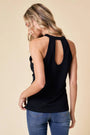 Cut-out Halter Tank - 40877T Doe and Rae