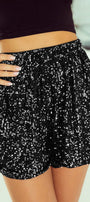 High Waist Sequin Short Florida Girl Fashion Boutique