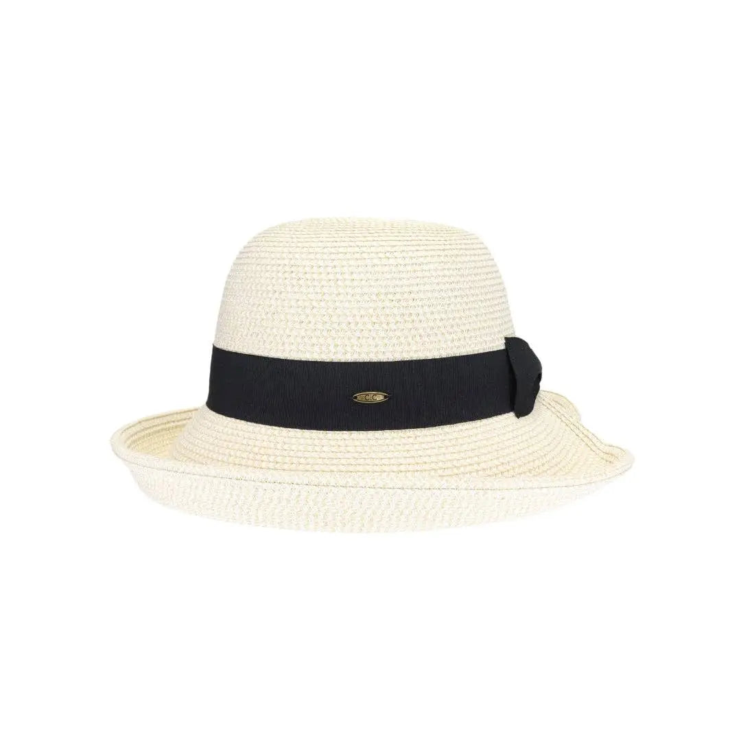 Bow Adorned Cloche Bucket Sunhat C.C Beanie