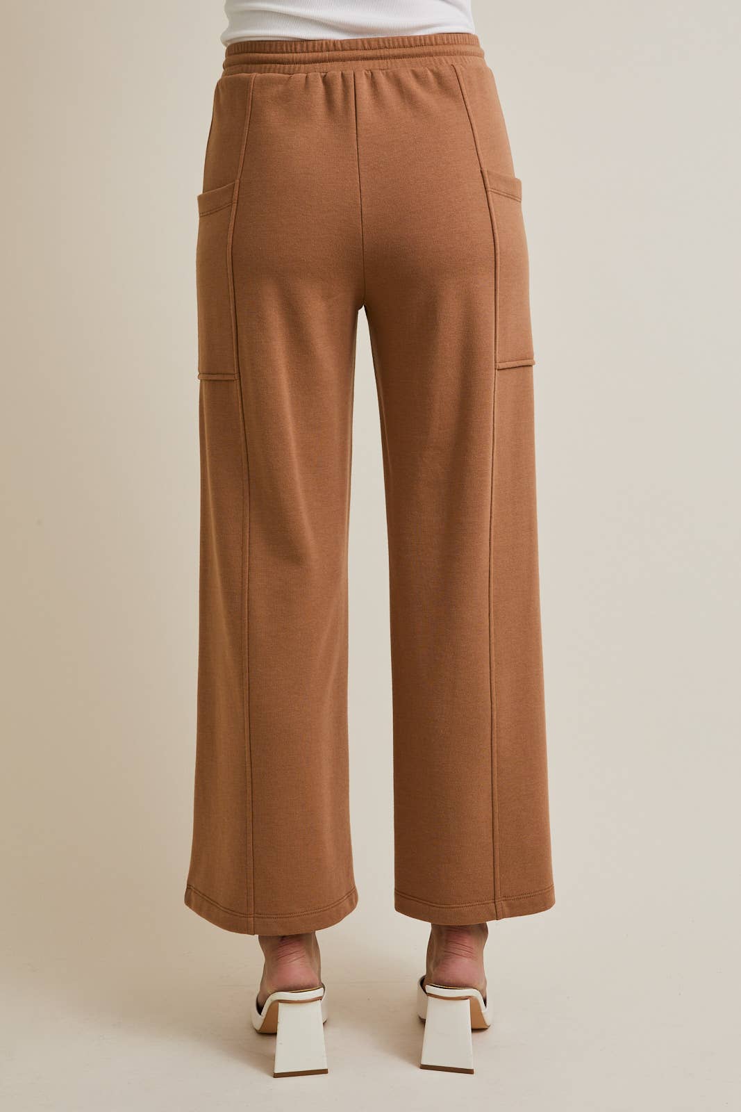 Drawstring Wide Leg Lounge Pants