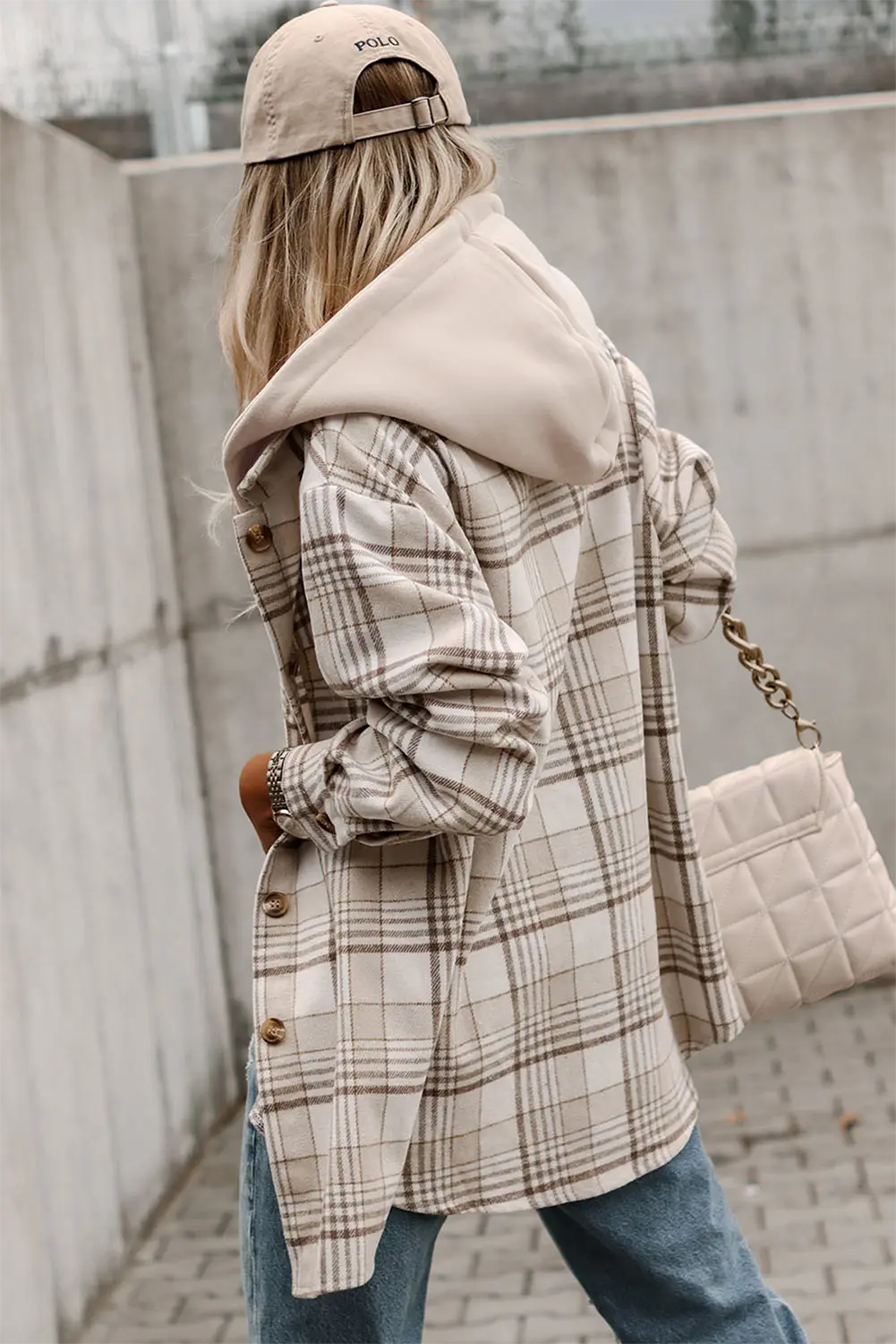 Khaki Plaid Jacket Florida Girl Fashion Boutique